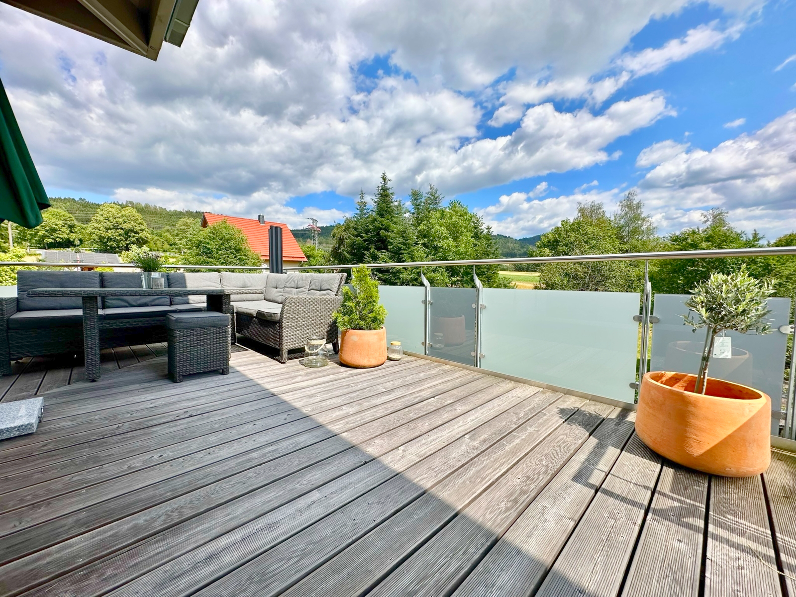 XXL-Terrasse - Wohnbereich