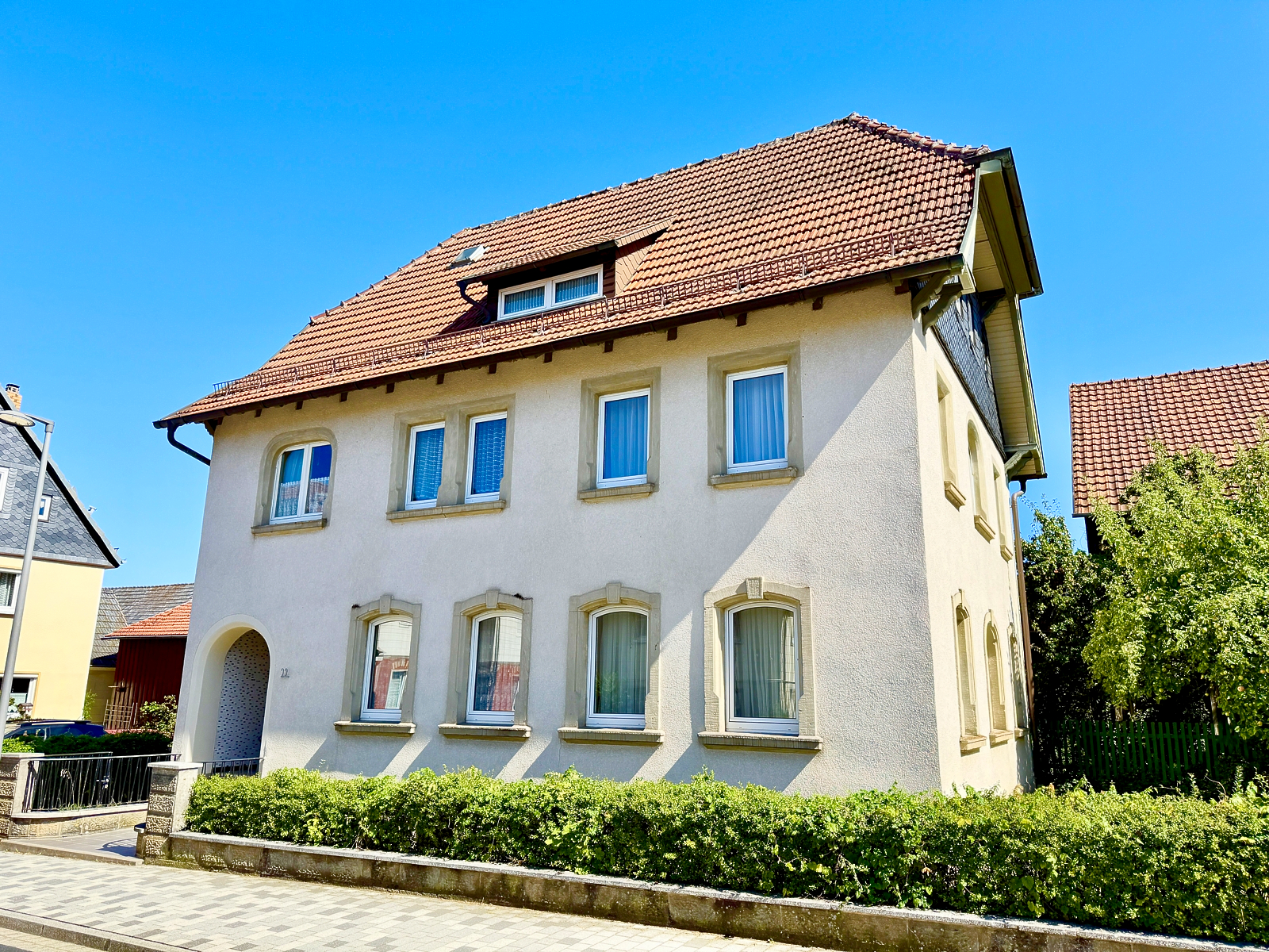 Großes Wohnhaus mit Garten in zentraler Lage von Mitwitz